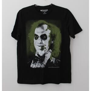 Beetlejuice Mens T-Shirt Black Jack Size XS NWT